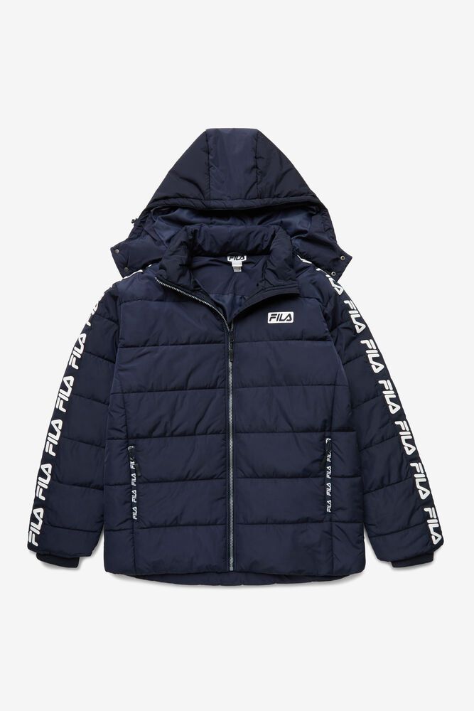 Fila Bunda Panske Pace Puffer Námornícka Modrá - LKZFE8025